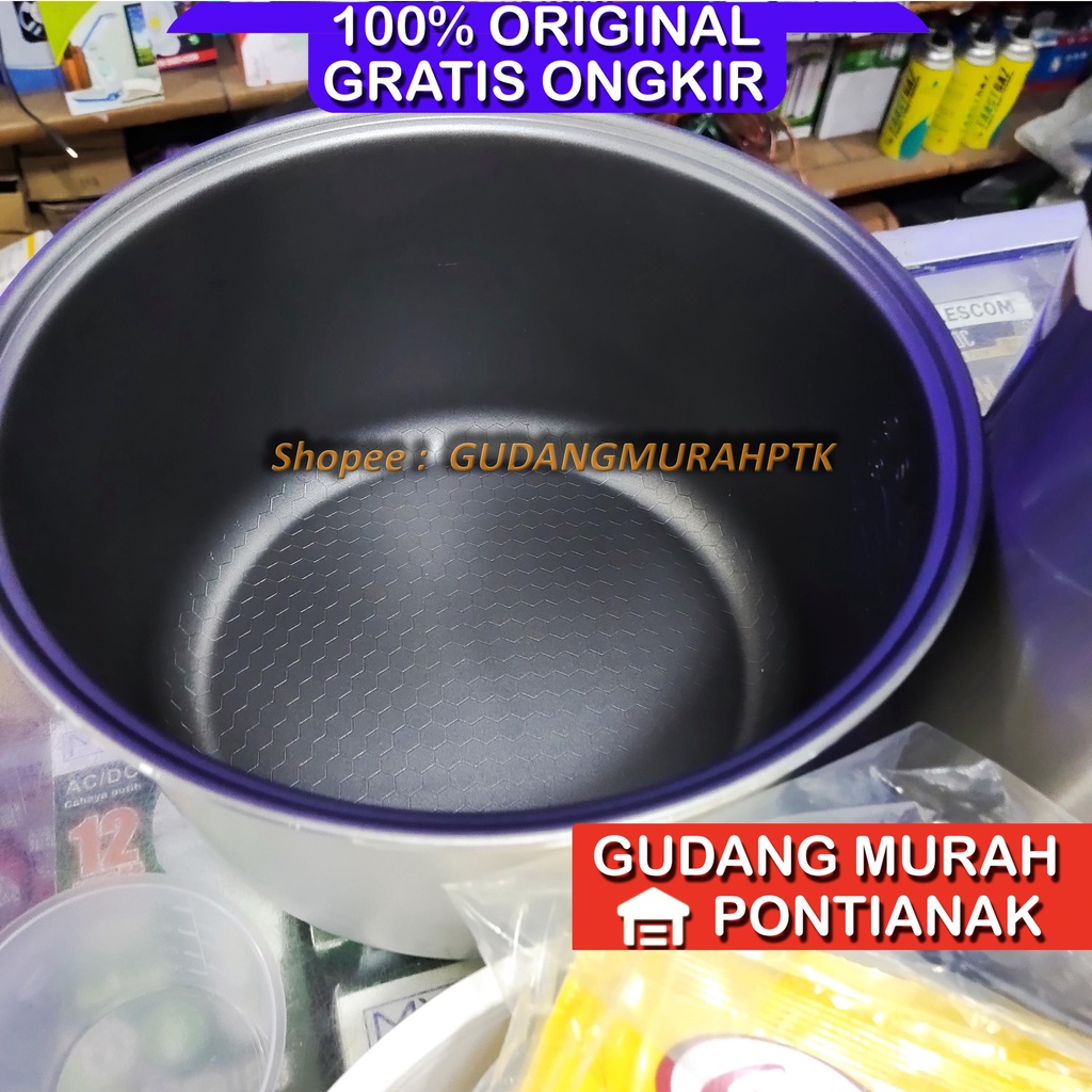 Rice Cooker SEKAI Stainless Silver KUALITAS TOP ORIGINAL / Penanak Nasi Magic Com Penghangat Nasi 3 in 1 / stenles Body 1.8L - CMW 520 magicom mejikom