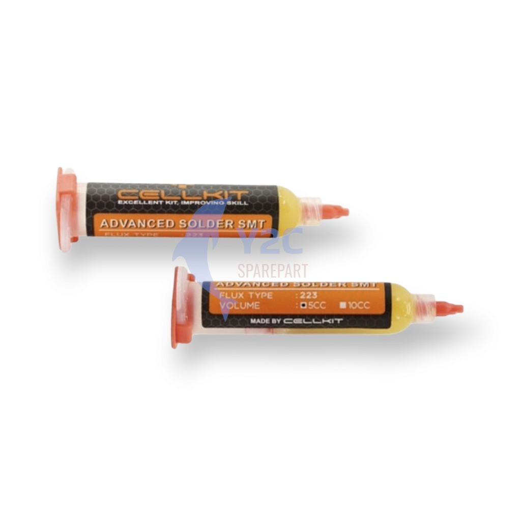 FLUX / SOLDER PASTA KUNING 5CC CELLKIT 223 / ALAT SERVIS HP