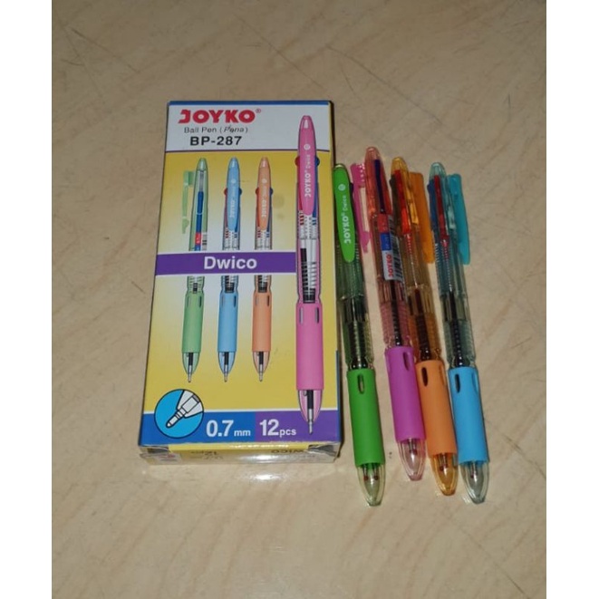 

Pulpen Joyko Dwico BP-278 2Warna (Biru+Merah)