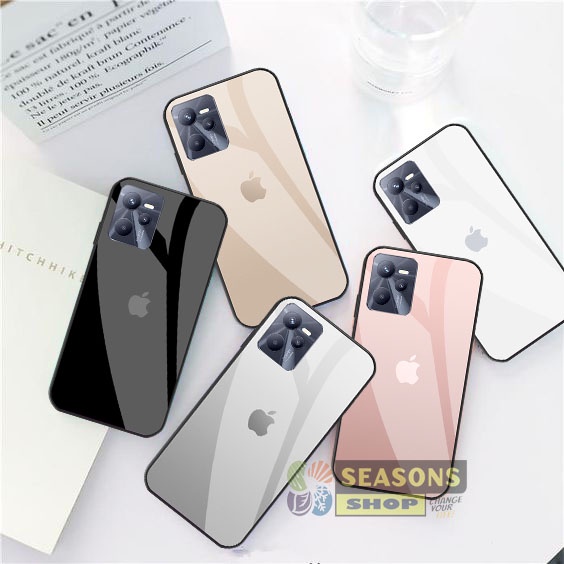 [Realme C35] Softcase Kaca Realme C35 - Softcase Glass Glitter Realme C35 - Softcase Realme C35 - Ca