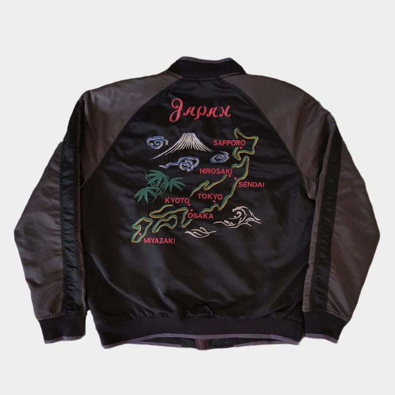 JAKET BOMBER GAP (BUKAN SUKAJAN) JAPAN MAP