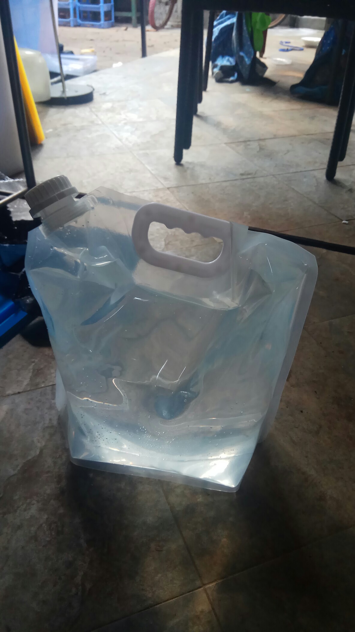 Tas Kantong Plastik Air Jerigen Lipat Water Tank Portabel 5 Liter 5l