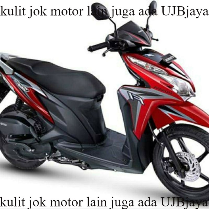Sarung Jok Motor Vario 125 Fi/Techno Original / BAHAN ORI POLOS Kulit Jok Motor Vario 125 Fi/Techno 