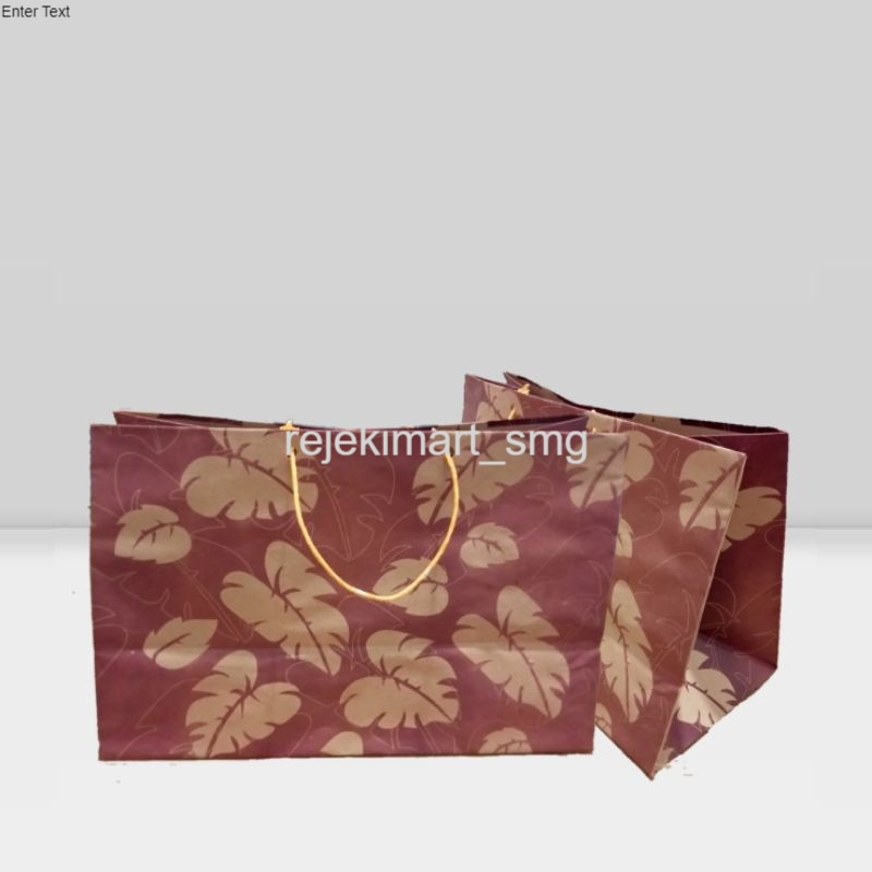 

PAPERBAG TANGGUNG Ukuran 28x19 (25pcs)