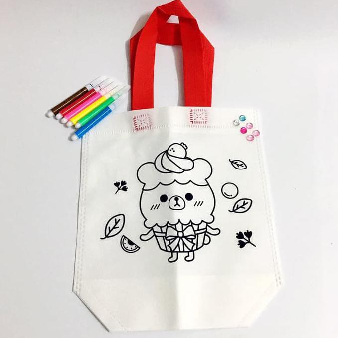 

Mainan Edukasi DIY Set Mewarnai Tas + Spidol Warna 1219-274