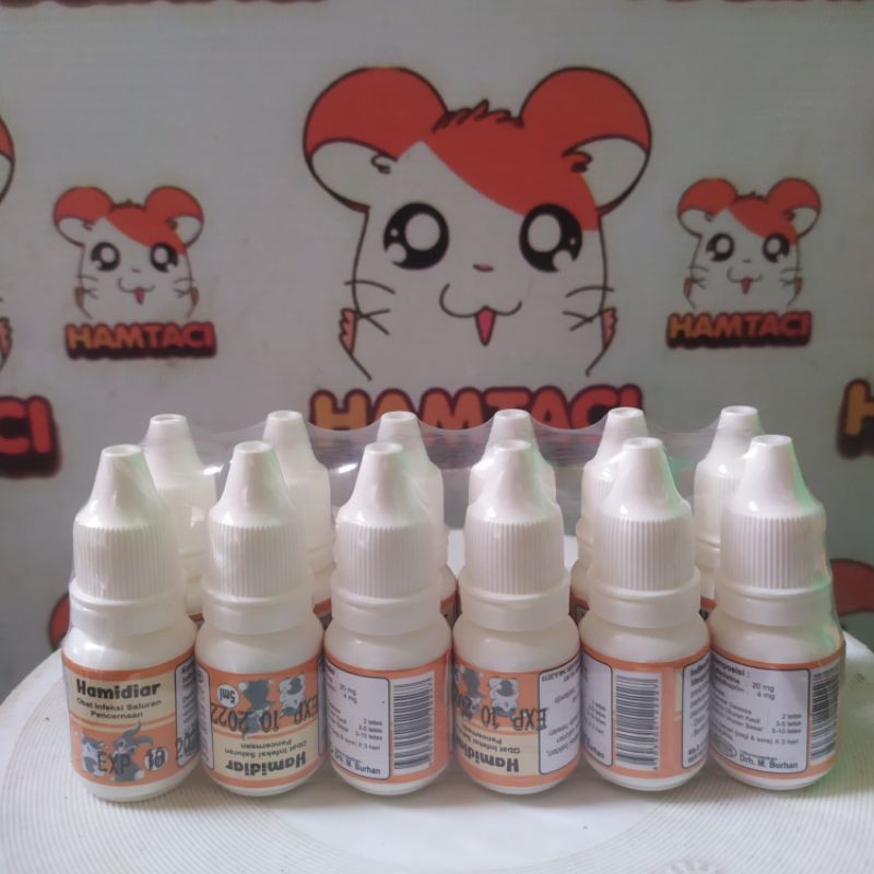 HAMIDIAR 5ML OBAT MENCRET &amp; DIARE HAMSTER/KELINCI/GERBIL/SMALLPETS