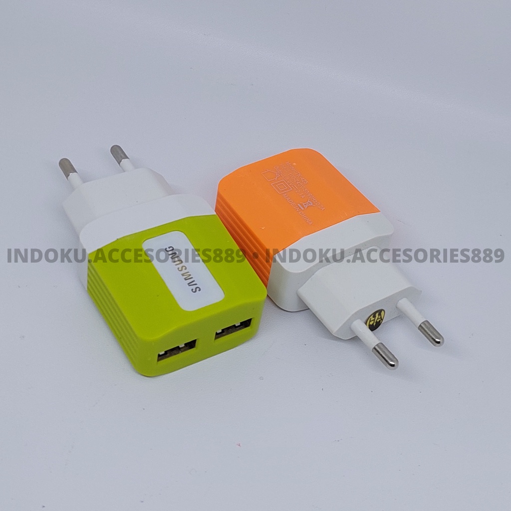 Batok Samsung DUAL USB High Quality 2.1A Ouput Strongest