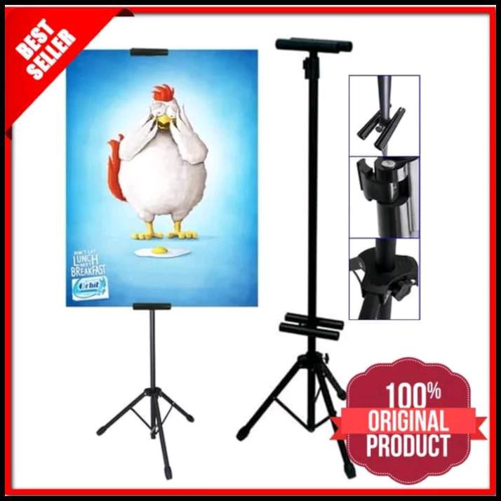 Tripod Stand Banner Display / Tiang Iklan Untuk Banner Dan Poster