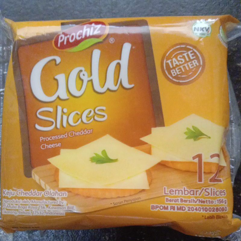 

Keju Prochiz Slice Gold Isi 12