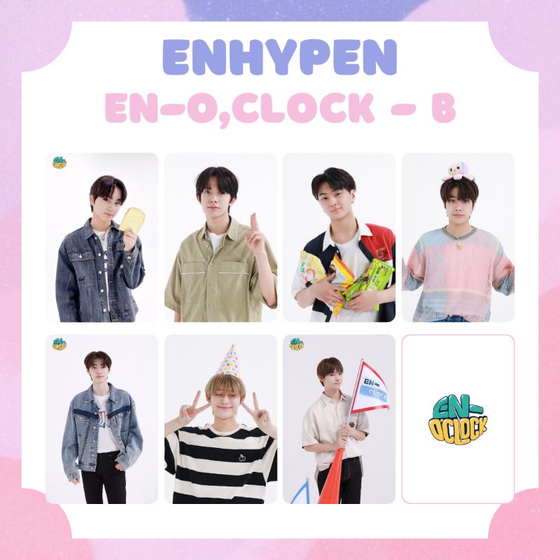 [ENHYPEN] PHOTOCARD ENHYPEN EN-O'CLOCK #2 ‼️BACA DESKRIPSI‼️