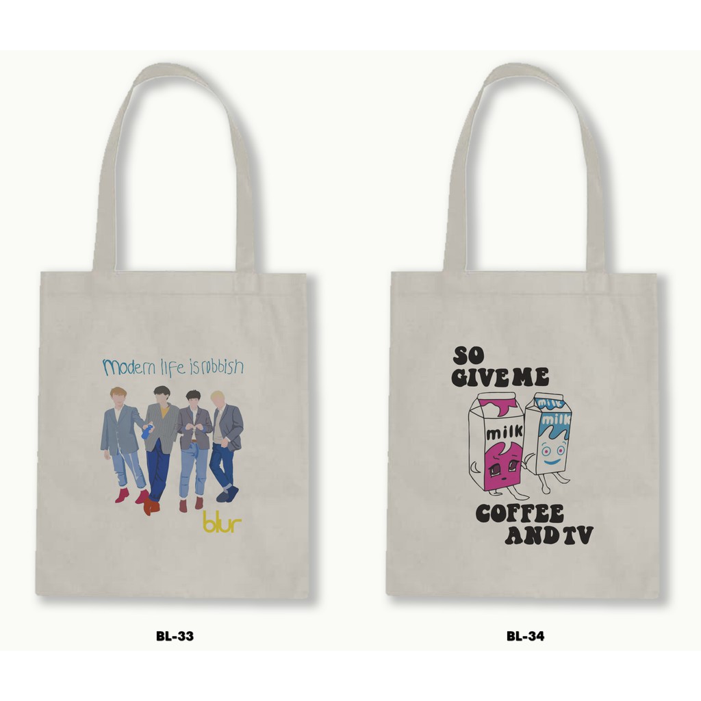 TOTE BAG BLACU - BLUR .03