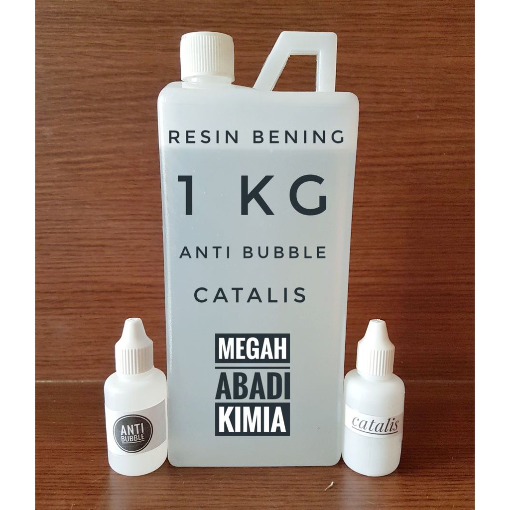 RESIN BENING 1kg + Katalis 35 ML + Anti Bubble 35 ML