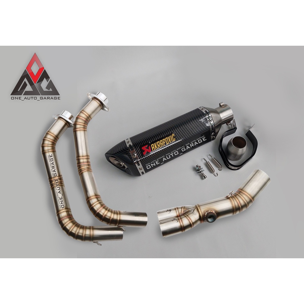 KNALPOT IMPORT AKRAPOVIC FULL SYSTEM KAWASAKI ER6-ER6N-ER6F