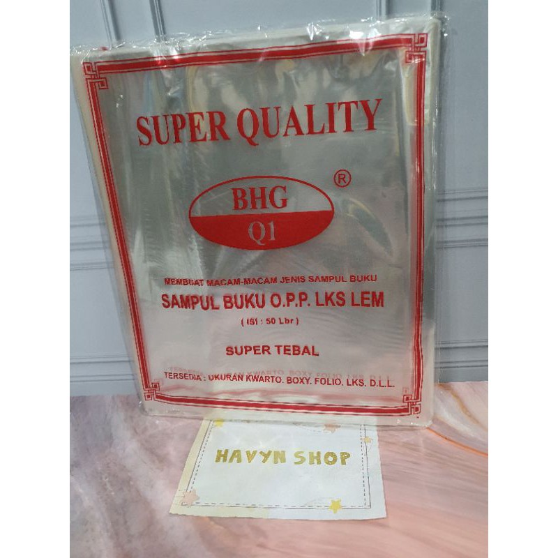 SAMPUL BUKU-Opp lem LKS (50lbr)