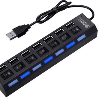 [BANYAK PEMINAT] USB Hub Port 7 Port / USB Percabangan 7in1 / USB 2.0 Kabel USB Cabang BEST  SELLER!