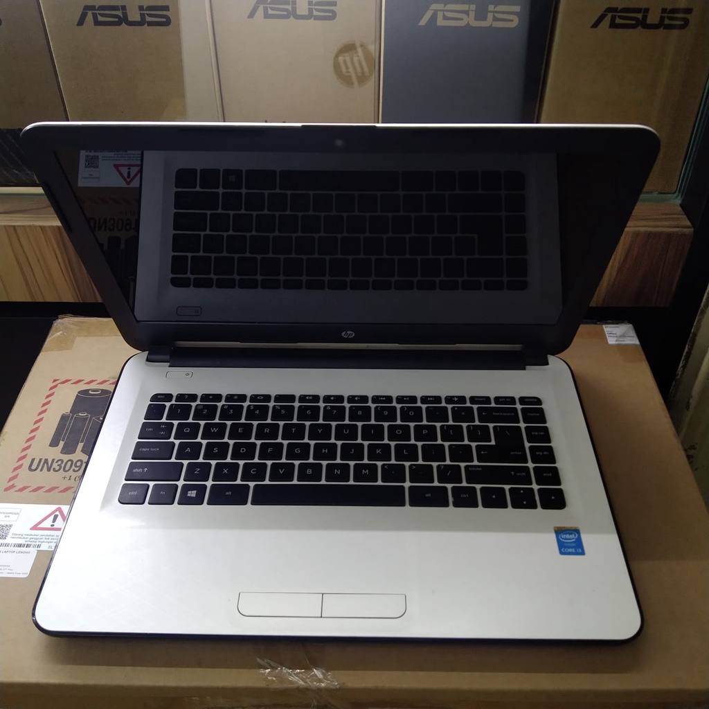 laptop Leptop Seken Bekas second HP  AC187TU CORE i3 14 INC RAM 4GB HDD 320GB zoom siap pakai