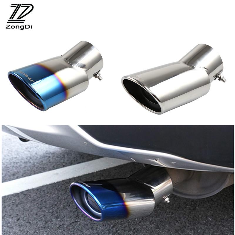 Honda CRV 2.0L/2.4L Ujung Knalpot Mobil Bahan Stainless Steel Warna Biru Muffler Tip Pipe coupling