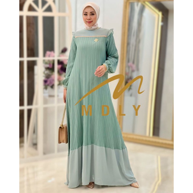 Gamis Stelan Wanita Camila Dress By Mdly 3037