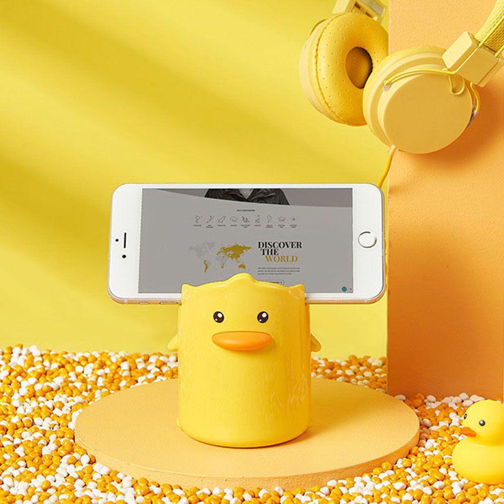 Lanfy Tempat Pulpen Bebek Kuning Untuk Hadiah Anak Perlengkapan Rumah/Kantor Alat Tulis Lucu Organizer Aksesoris Sekolah Tempat Pensil