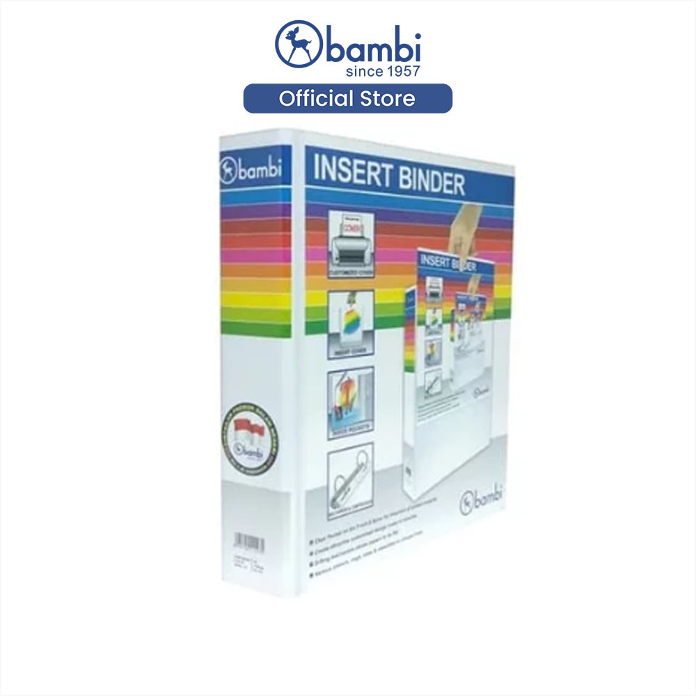 Bambi Insert Binder 3 Ring 2133M A4