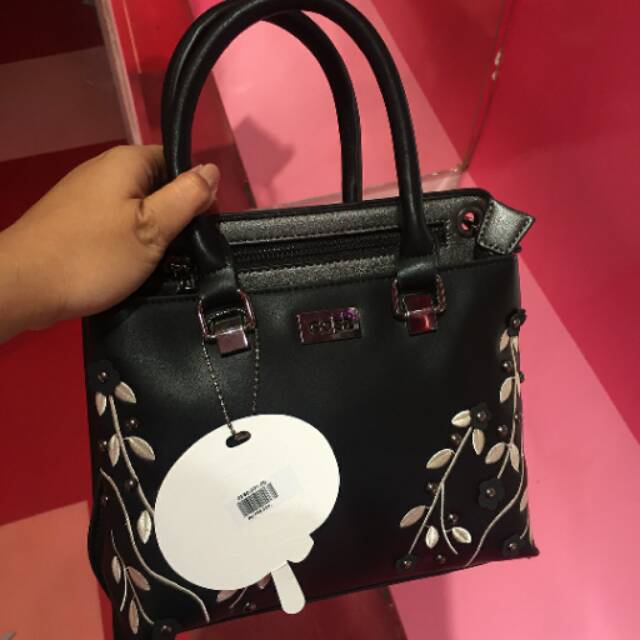 Po tas gosh flower (hitam/pink)