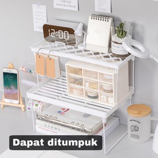 Jual Inaso Rak Meja Stationery Desktop Storage Rak Lipat Penyimpanan