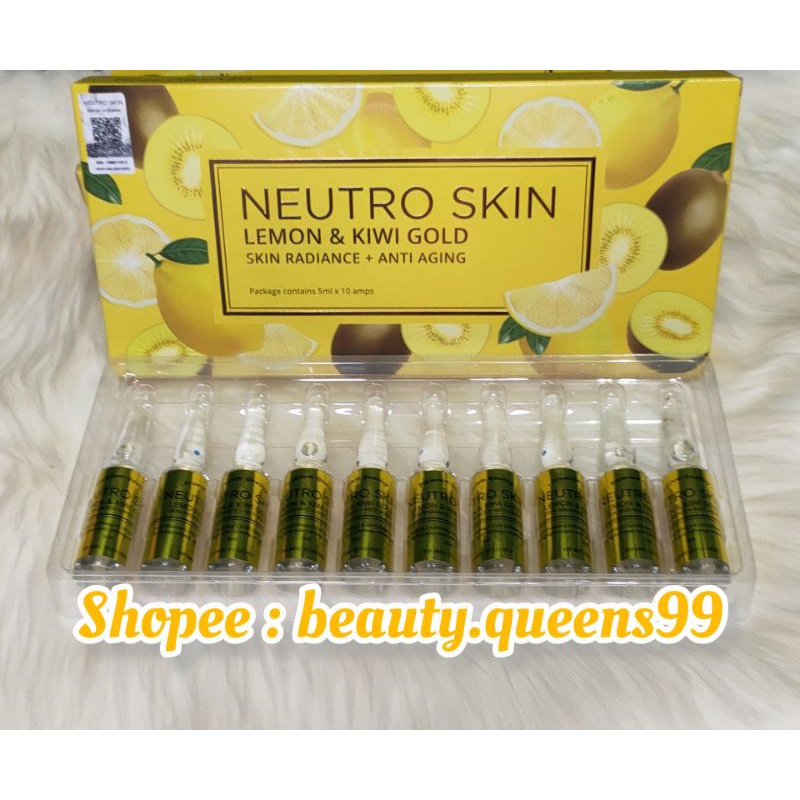 Original NEUTROSKIN LEMON AND KIWI GOLD Exp Baru