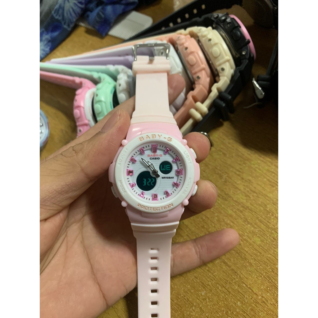 TAHAN AIR   JAM TANGAN WANITA BABY-G CASIO BGA 270 DUAL TIME / JAM TANGAN WANITA TERBARU