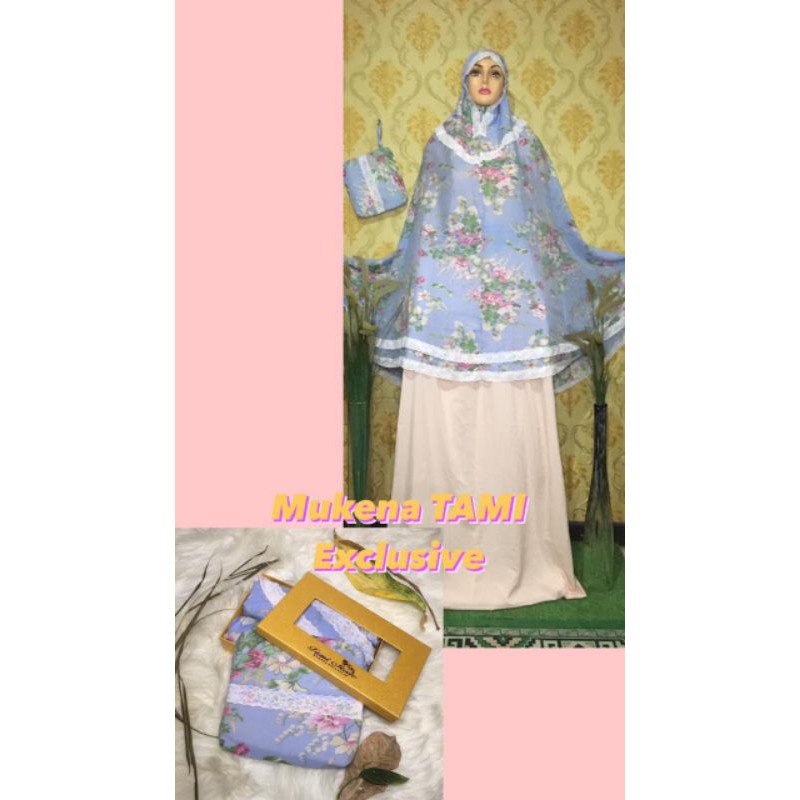 Mukena Silky Premium Ekclusive model 2In1