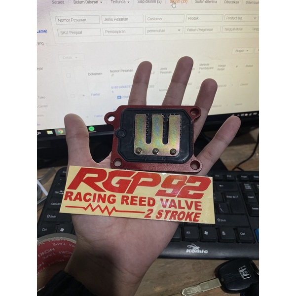 Set Membran Carbon Suzuki Tornado Rc100 Bravo Komplit