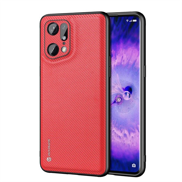 OPPO FIND X5 PRO COVER DUX DUCIS FINO NYLON SOFT CASING ORIGINAL SILICONE SOFTCASE - BLACK