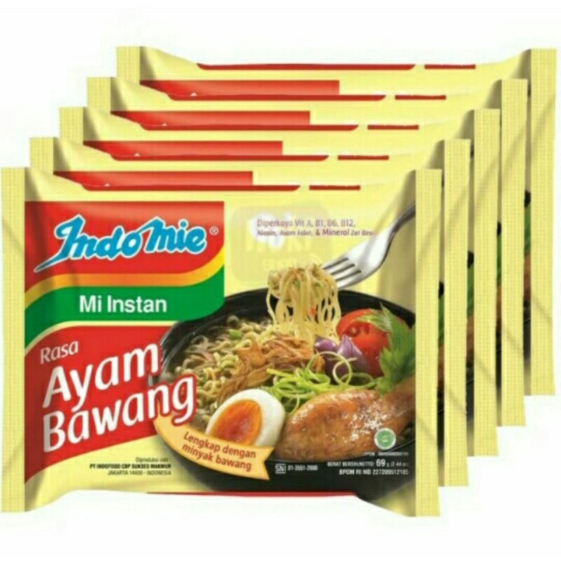 

indomie ayam bawang 5pcs