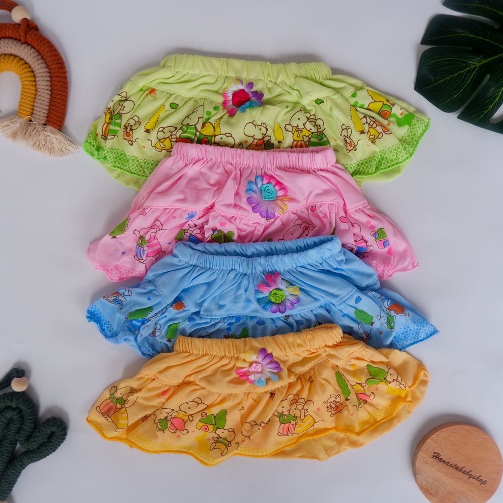 Rok Celana Bayi Warna Bunga 3-9 Bulan