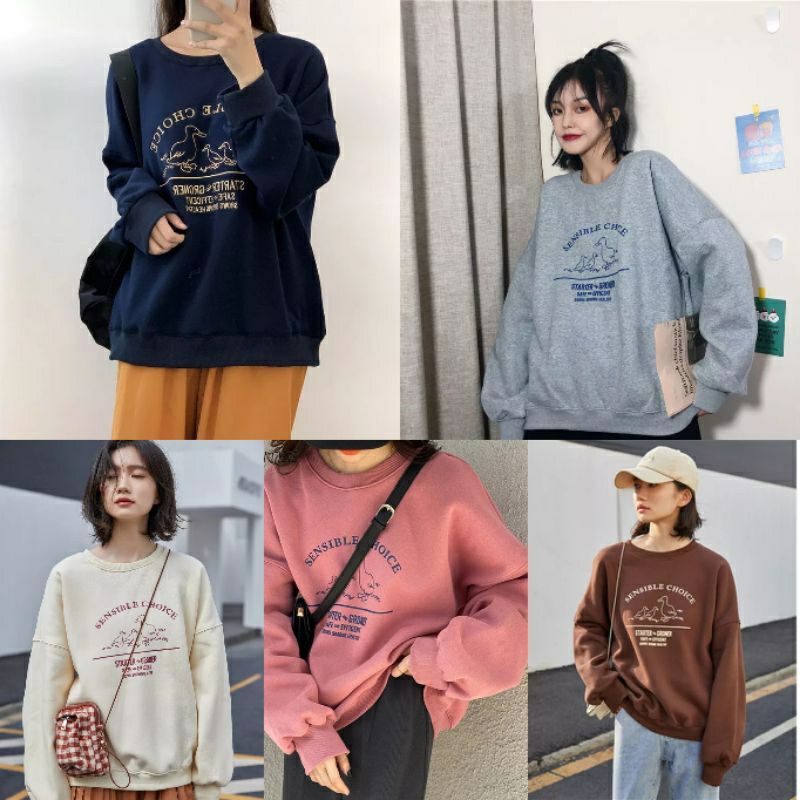 lf.SWEATER SENSIBLE CHOICE CREWNECK