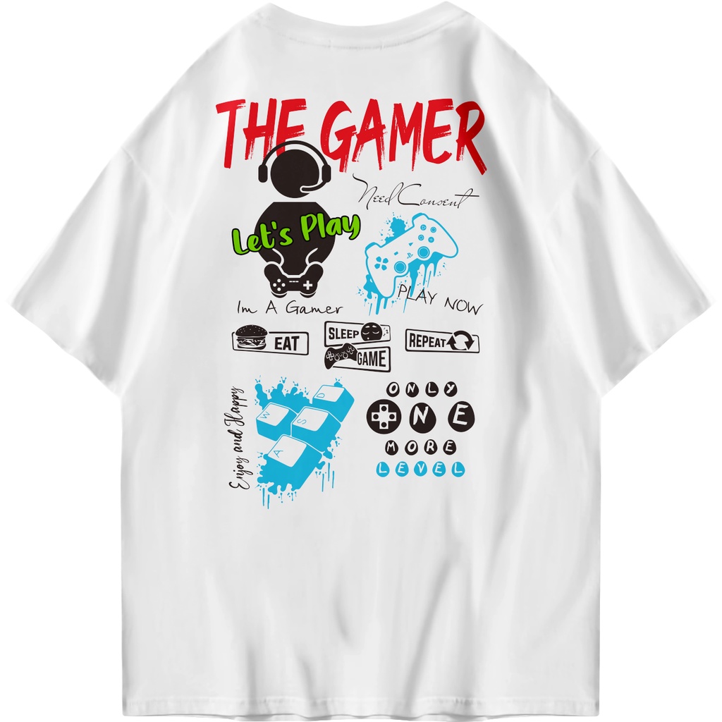 FIRSTLAST Oversized Tshirt The Gamer | Kaos Oversize Pria dan Wanita