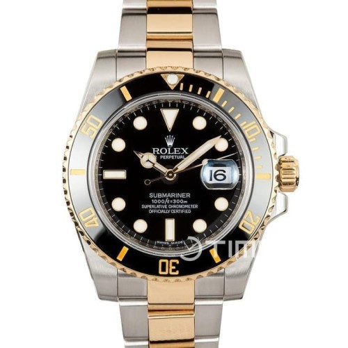 Jam Tangan Pria Rolex Submariner Steel Automatic Silver Gold