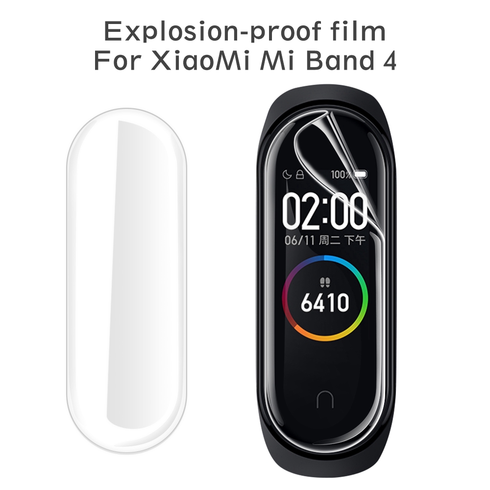 5 Pcs Pelindung Layar Bahan Tpu Untuk Xiaomi Mi Band 5/mi Band 4 5 4 3