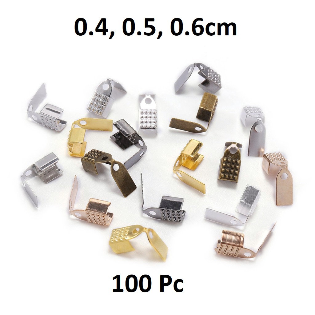 Penjepit Bulu/Tali Uk 0.4, 0.5, 0.6cm Harga/100pc