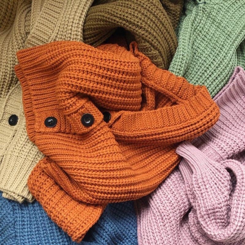 ELLENA BASIC OUTWEAR / MIDI KARDIGAN / KARDIGAN RAJUT PREMIUM / BASIC CARDIGAN-4