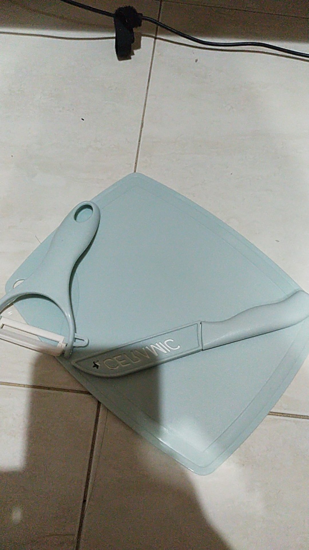 Pisau Set Keramik 3 In 1 Pisau Set / Alat Dapur / Pisau / Talenan