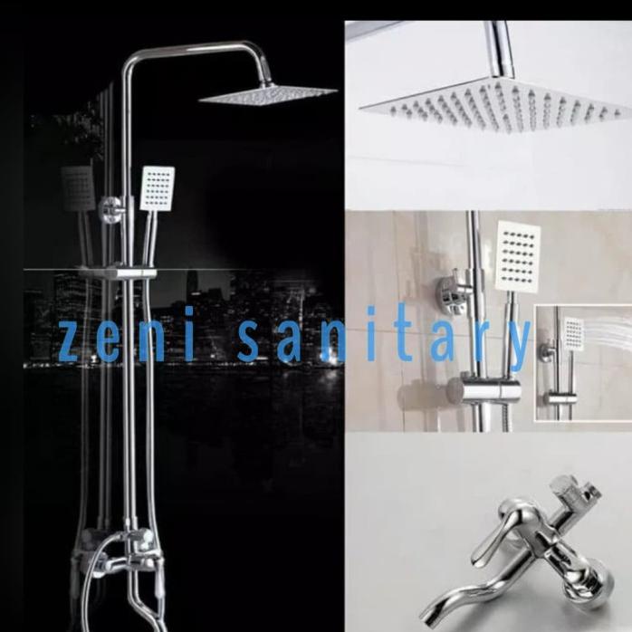 KRAN COLUNM SET PANAS DINGIN/KRAN SHOWER KOTAK MODEL WASSER TOTO