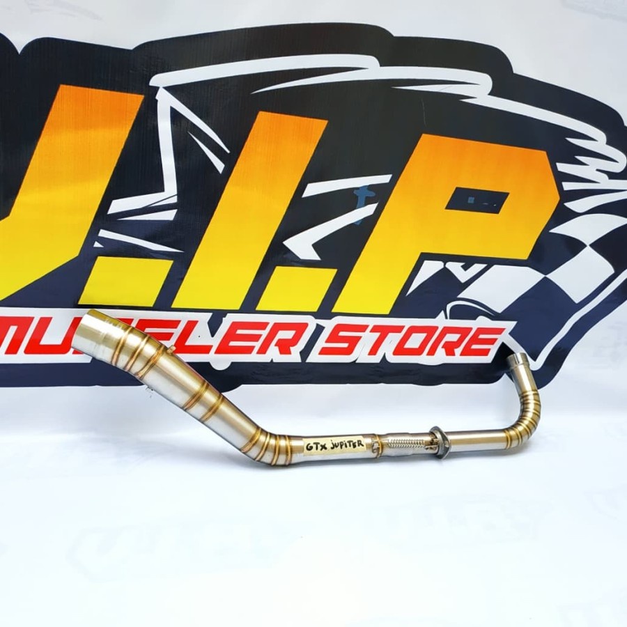 Jual Leher knalpot model GTX trail Full stainless JUPITER Z / VEGA R Kualitas Terbaik