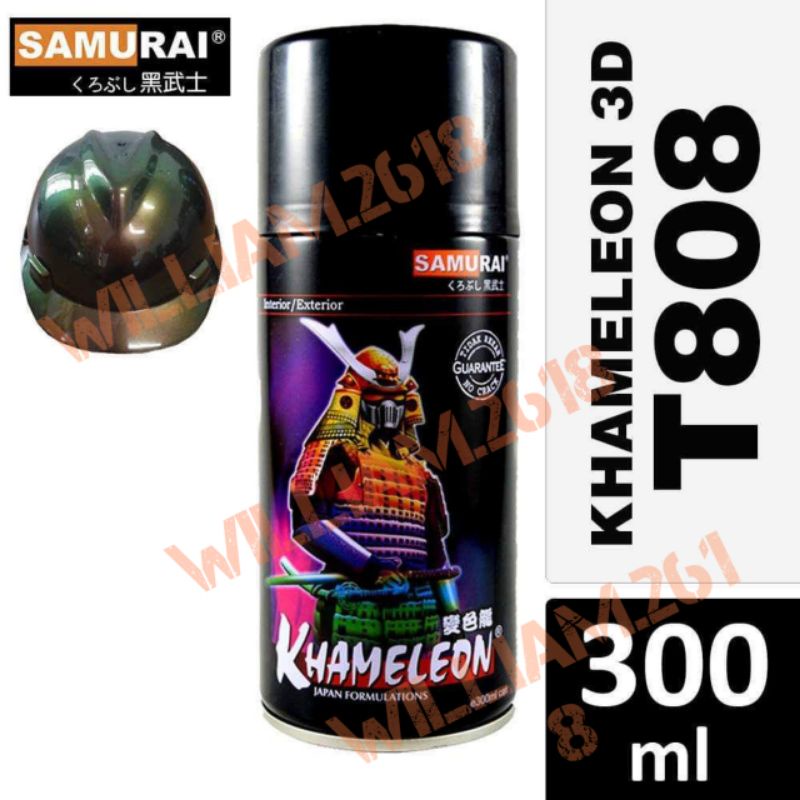 #T808**** KHAMELEON BUNGLON Cat Semprot Samurai Paint
