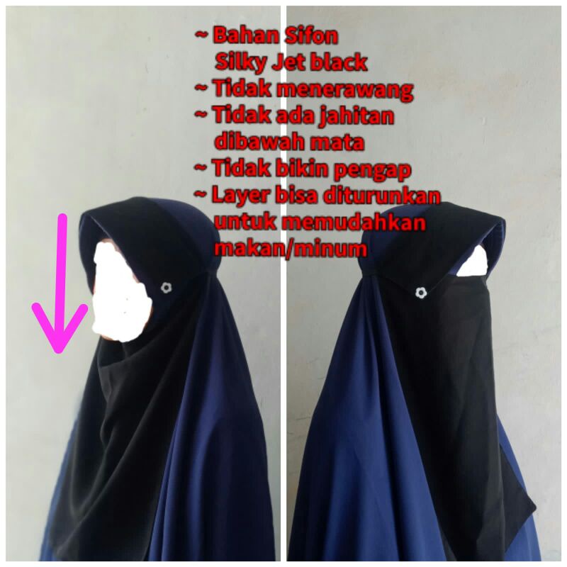 cadar poni kancing tali karet
