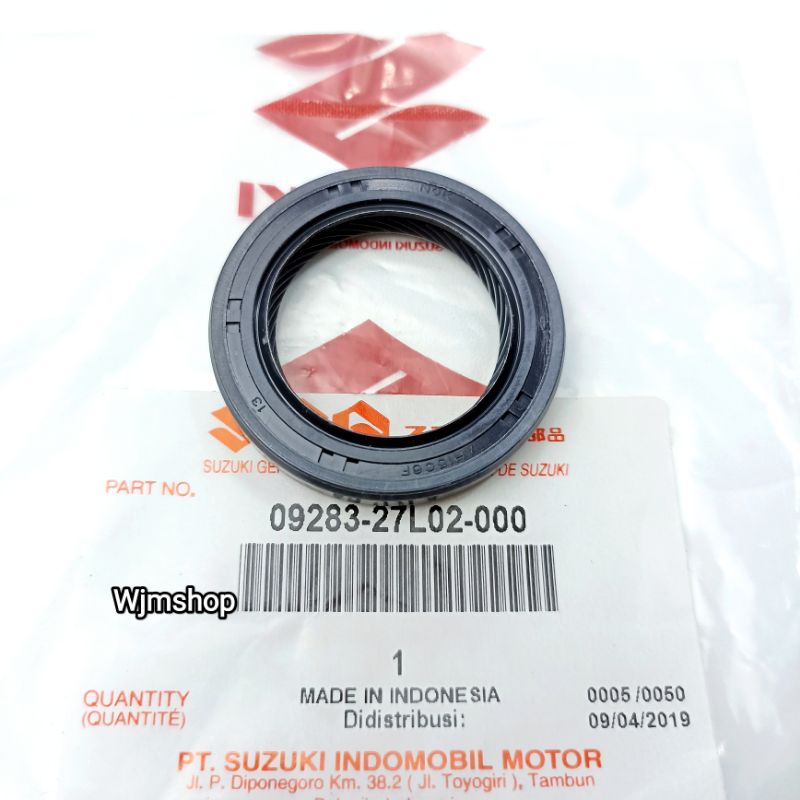 SEAL SIL RODA BELAKANG NEX. NEX FI LETS . ADDRESS 09283-27L02-000 ORIGINAL SGP SUZUKI GENUINE PARTS