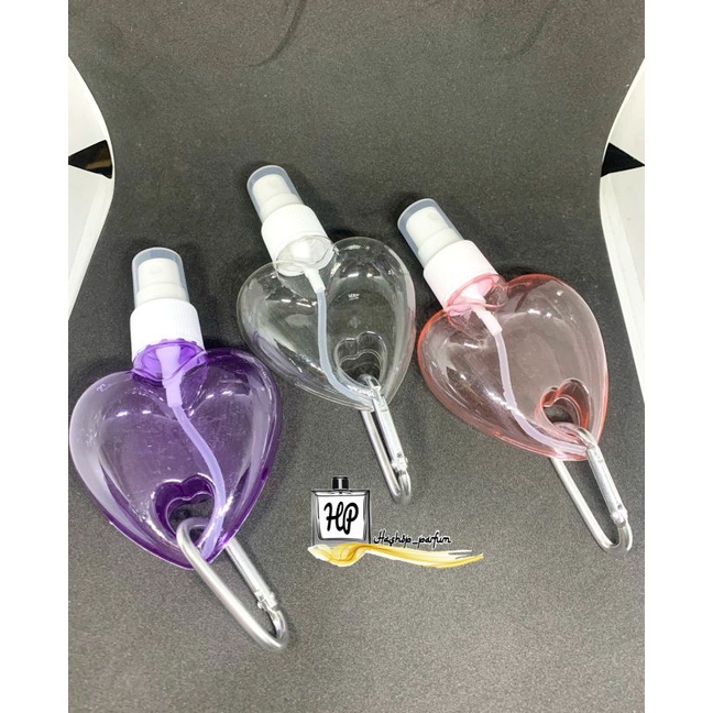 Botol Spray Gantung Love 30ml Botol Hand Sanitizer Botol Spray gantung Refill