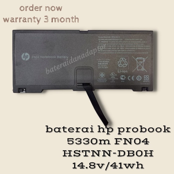 Baterai Hp Probook 5330M FN04 Original