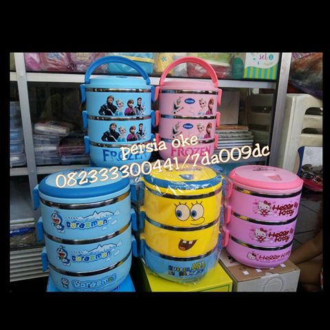 RANTANG STAINLESS 3 SUSUN KARAKTER