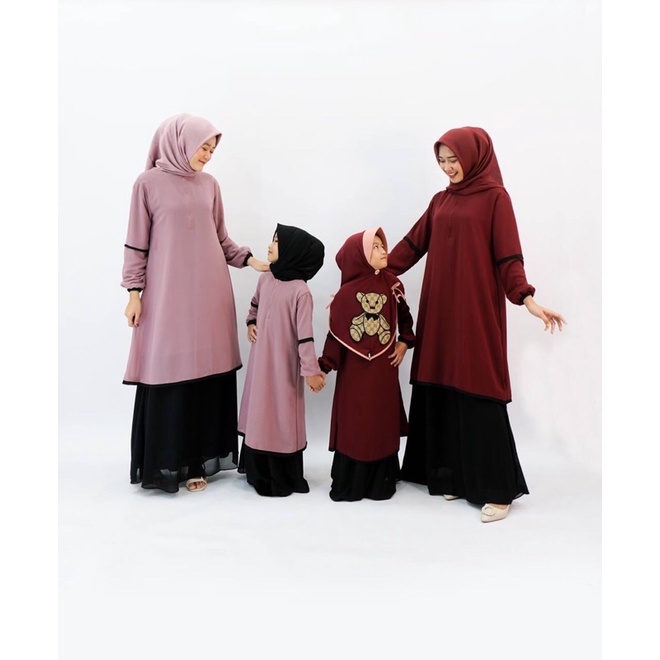 GAMIS MELAYU MALAYSIA ANAK TANGGUNG COUPLE IBU CERUTY PREMIUM TERBARU