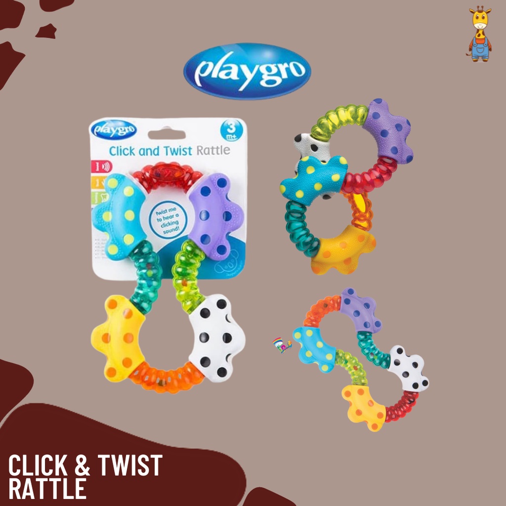 Playgro Click &amp; Twist Rattle